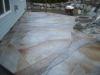 random slate patio
